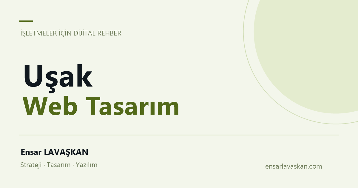 Uşak Web Tasarım: Malzeme kataloğunda numune